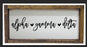 Alpha Gamma Delta Script Wooden Sign