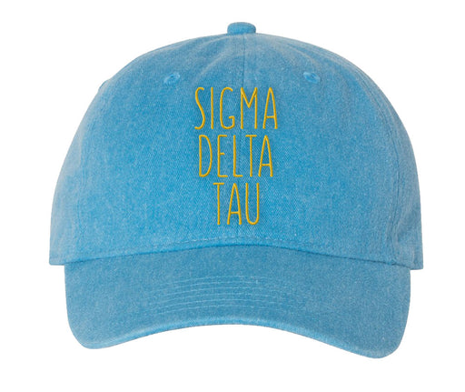 Sigma Delta Tau Comfort Colors Nickname Hat