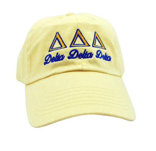 Delta Delta Delta Script Hat