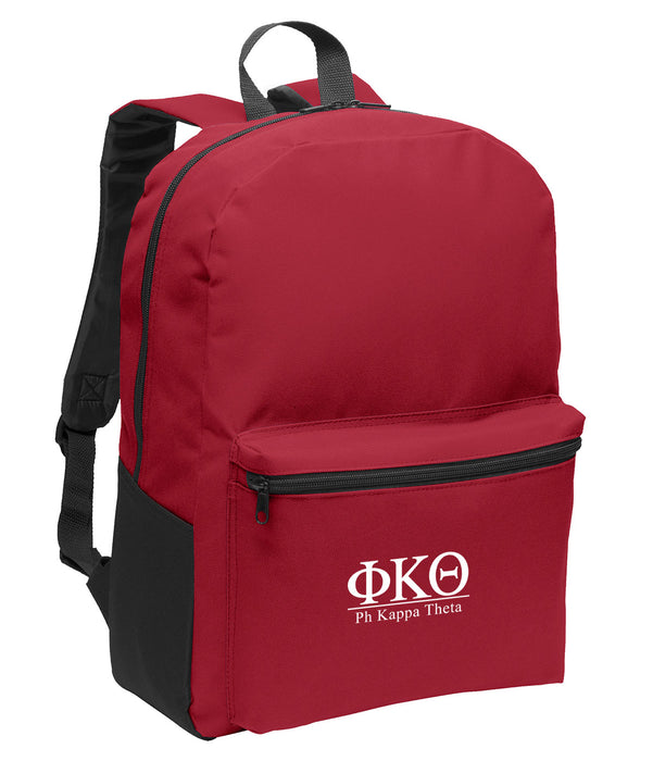 Phi Kappa Theta Collegiate Embroidered Backpack