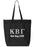 Kappa Beta Gamma Roman Letters Event Tote Bag