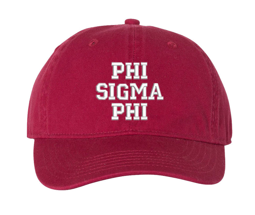 Phi Sigma Phi Comfort Colors Varsity Hat