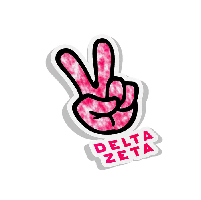Delta Zeta Peace Sorority Decal