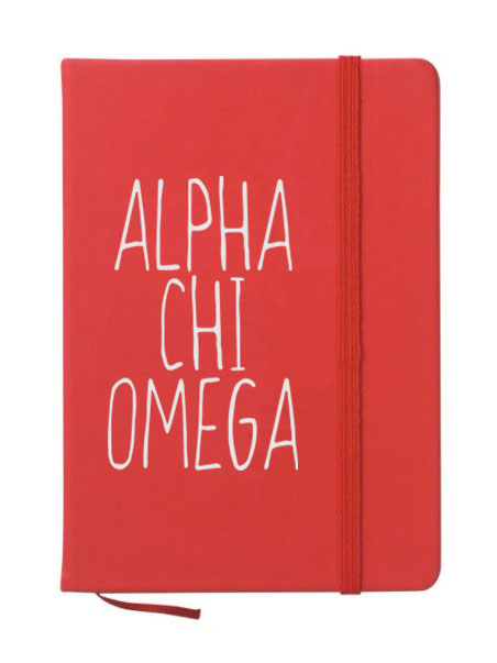 Alpha Chi Omega Mountain Notebook