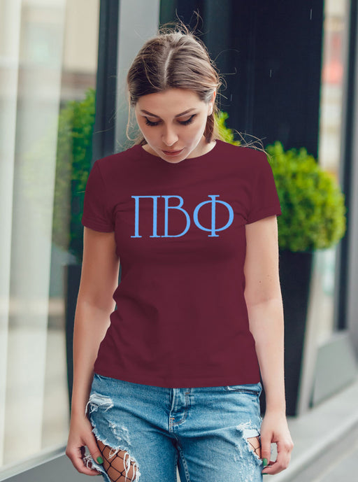 Pi Beta Phi University Letter T-Shirt