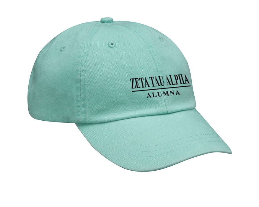 Zeta Tau Alpha Line Year Embroidered Hat