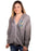 Sigma Kappa Fleece Full-Zip Hoodie with Sewn-On Letters