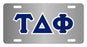 Tau Delta Phi Fraternity License Plate Cover