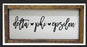 Delta Phi Epsilon Script Wooden Sign