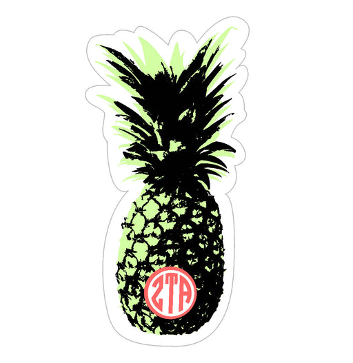 Zeta Tau Alpha Pineapple Sticker