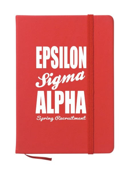 Epsilon Sigma Alpha Cursive Impact Notebook