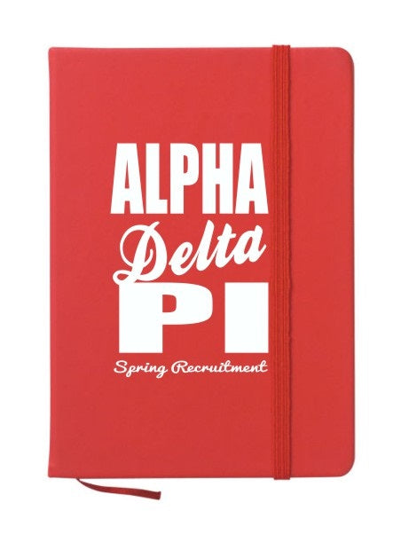 Alpha Delta Pi Cursive Impact Notebook