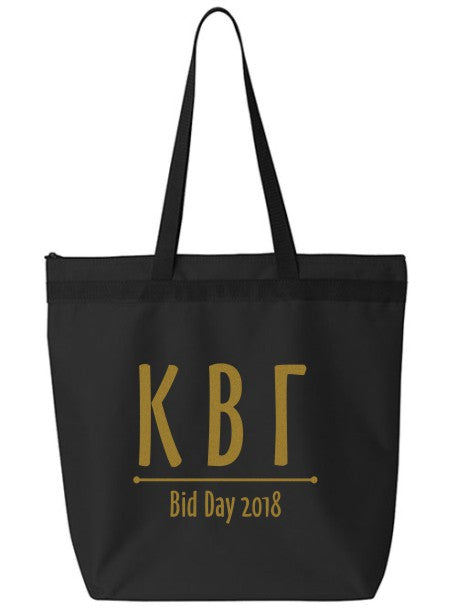 Kappa Beta Gamma Oz Letters Event Tote Bag