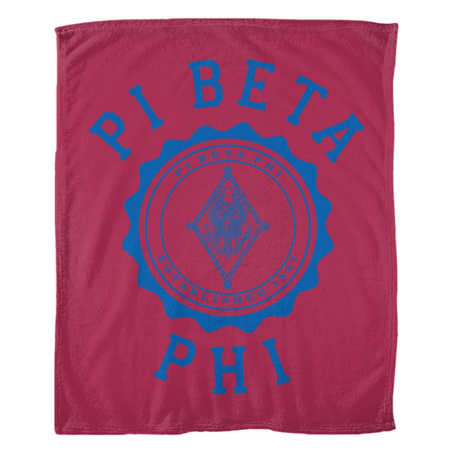 Pi Beta Phi Pi Beta Phi Seal Fleece Blankets