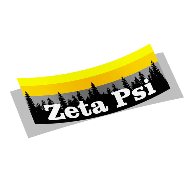 Zeta Psi Mountains Decal