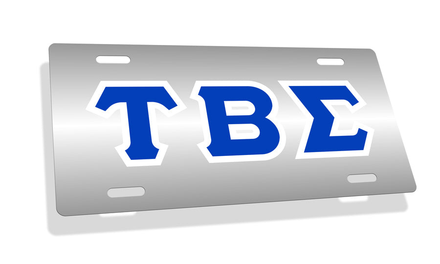 Tau Beta Sigma Fraternity License Plate Cover