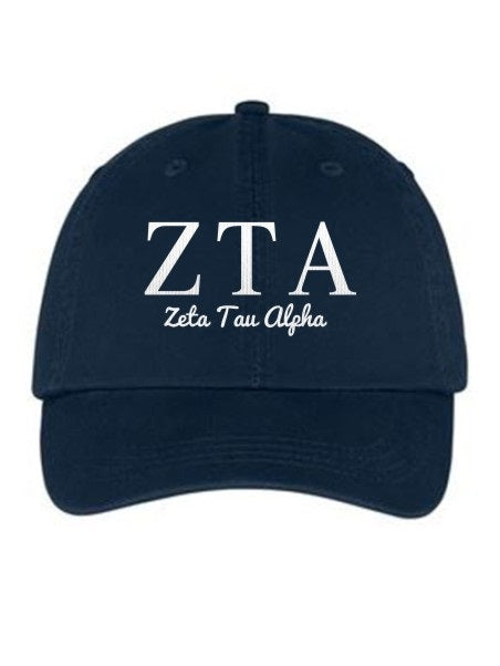 Zeta Tau Alpha Collegiate Curves Hat