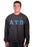 Alpha Tau Omega Crewneck Sweatshirt with Sewn-On Letters