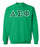Delta Sigma Phi Crewneck Sweatshirt with Sewn-On Letters