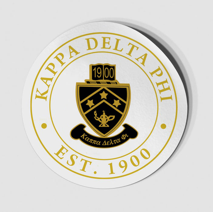Kappa Delta Phi Circle Crest Decal