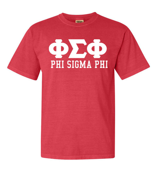 Phi Sigma Phi Custom Comfort Colors Greek T-Shirt