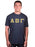 Fraternity Short Sleeve Crew Shirt with Sewn-On Letters