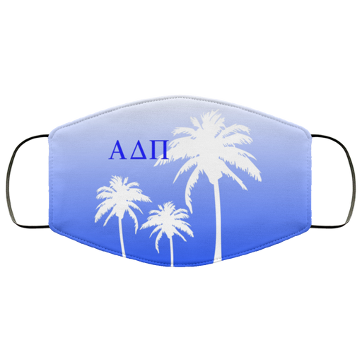 All Alpha Delta Pi Palm Trees Face Mask