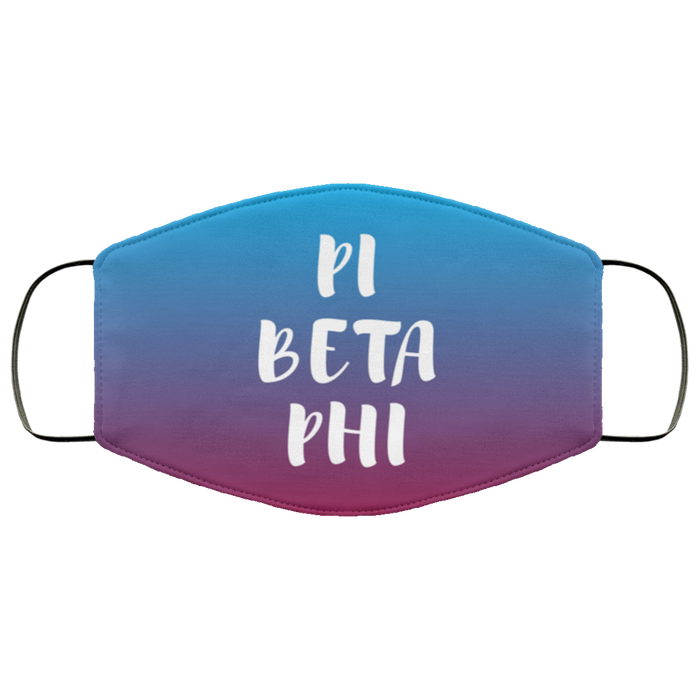 Pi Beta Phi Faded Face Mask Pi Beta Phi Faded Face Mask