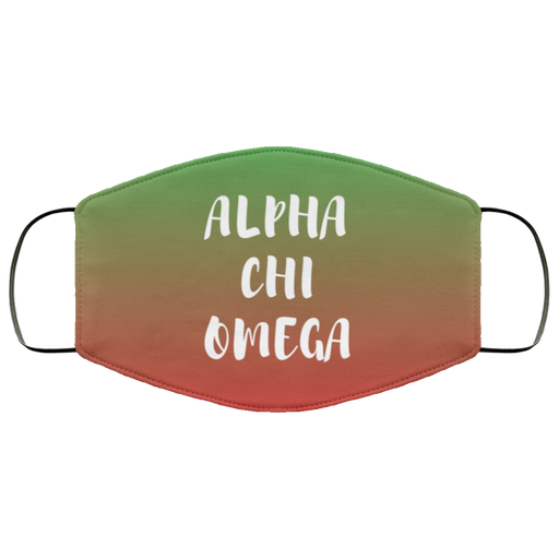 All Alpha Chi Omega Shade Face Mask