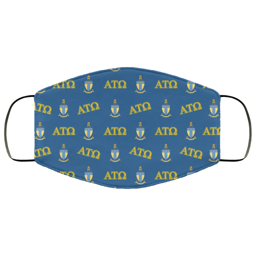 Hats Alpha Tau Omega Greek Letter Crest Face Mask