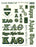 Kappa Alpha Theta Multi Greek Decal Sticker Sheet
