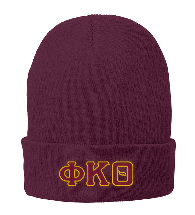 Phi Kappa Theta Lettered Knit Cap