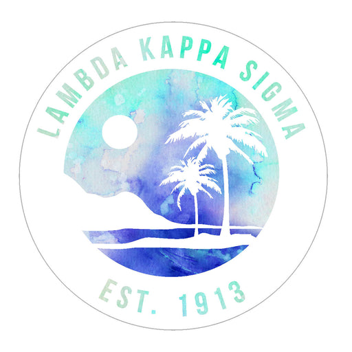 Lambda Kappa Sigma Oasis Sticker