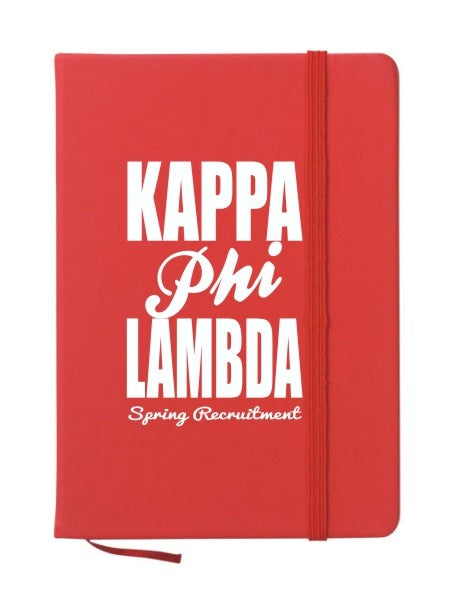 Kappa Phi Lambda Cursive Impact Notebook