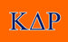 Kappa Delta Rho Fraternity Flag Sticker