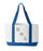 Theta Phi Alpha 2-Tone Boat Tote with Sewn-On Letters