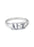 Alpha Epsilon Phi Sterling Silver Ring with Lab Created Clear Diamond