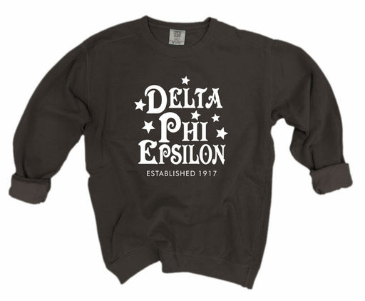 Delta Phi Epsilon Comfort Colors Custom Stars Sorority Sweatshirt