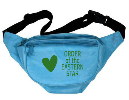 Order Of The Eastern Star Heart Fanny Pack