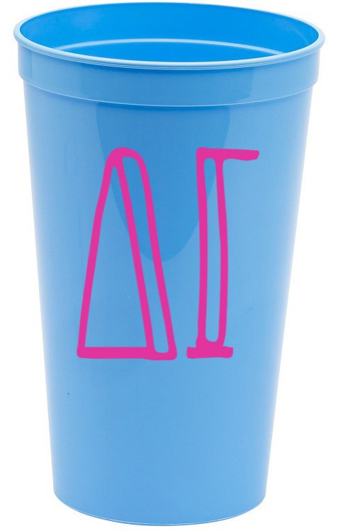 Delta Gamma Inline Giant Plastic Cup