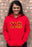 Chi Omega Lettered Hoodie