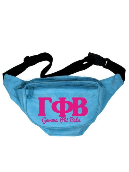 Gamma Phi Beta Letters Layered Fanny Pack