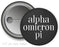 Alpha Omicron Pi Simple Text Button