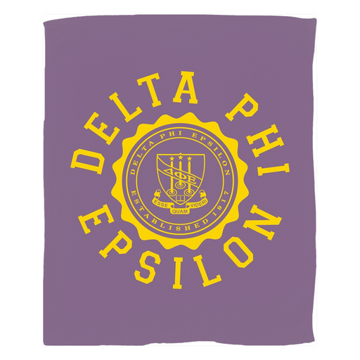 Blankets Delta Phi Epsilon Seal Fleece Blankets