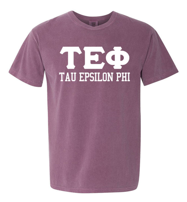 Tau Epsilon Phi Custom Comfort Colors Greek T-Shirt