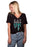 Sigma Delta Tau Tribal Feathers Slouchy V-neck Tee