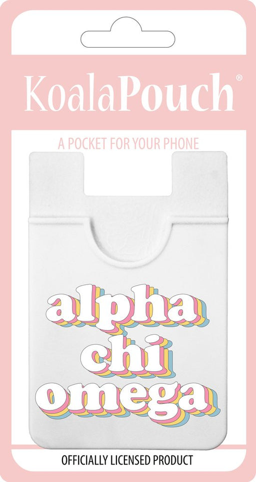 Alpha Chi Omega Retro Phone Wallet