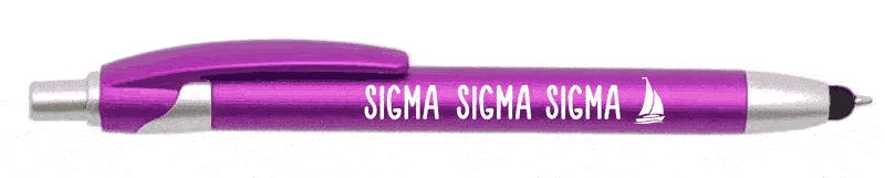 Sigma Sigma Sigma Stylus Pens