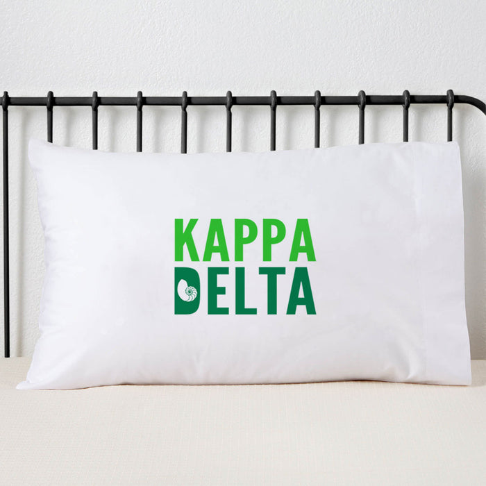 Kappa Delta Sorority Pillowcase