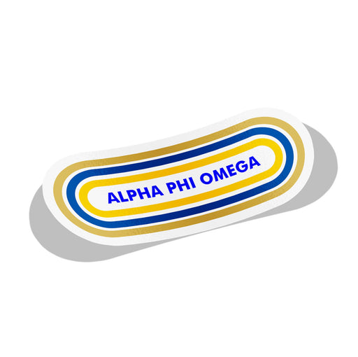 Alpha Phi Omega Capsule Sorority Decal